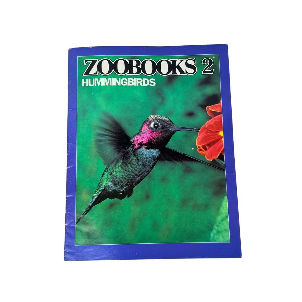 Zoobooks Hummingbirds Magazine Vintage Wildlife Educational Nature Learning Book